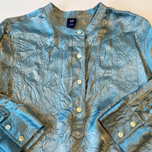 GAP BLOUSE TOP 3/4 SLEEVE - Picture 3 of 5